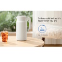 Termoizolēta dubultsienu elektriskā tējkanna 1800 W 1.8 L nerūsējošā tērauda konstrukcija balta BHR9049GL Xiaomi