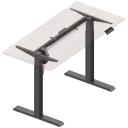 Maclean istu-seisa laua raam ER-433, 73-123cm, 80kg, elektriline k&otilde;rguse reguleerimine, reguleeritav alus