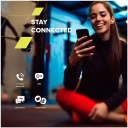 Smartwatch with 1.3&Prime; IPS touchscreen IP68 water resistance heart rate and blood pressure monitoring and 25 sport modes Otto SW-86 Red CNS-SW86RR CANYON