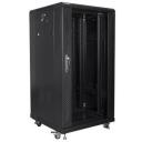 Lanberg Vaba seisev kapp FF01-6622-12B, 600x600mm, 22U, 800kg, IP20, 4 vertikaalset riba, 2 ventilaatorit