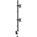 Digitus Galda statīvs DA-90438, 17-32", 2x8 kg, regulējams augstums, pagriežams, slīpums, grozāms