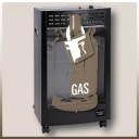 Zilā liesma gāzes sildītājs, EINHELL, 2332351, 4200 W, piezo aizdedze, 4 riteņi, kompakts gāzes balona nodalījums