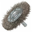 Diskveida birste 65mm, 1/4" HEX gofrēti tērauda sari D-76629 MAKITA