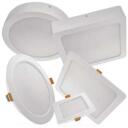 Emos LED &scaron;viestuvas RUBIC ZD1432, 12 cm, 9 W, 900 lm, 220&ndash;240 V, 50/60 Hz, IP20, 25 000 h, 4 000 K, 120&deg;, įmontuojamas