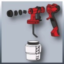 Krāsu izsmidzinā&scaron;anas sistēma, EINHELL, 4260015, 600 W, 800 ml tvertne, 1.8 m gaisa &scaron;ļūtene