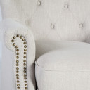 Krēsls HOLMES 78x80xH86cm, materiāls: audums, krāsa: bē&scaron;s 20181 Allit