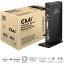 Club3D dokk CSV-3242HD, 6 x USB, 1 x RJ45, 1 x Audio, 1 x Mic, 1 x DVI, 1 x HDMI, 10/100/1000 Mbit/s