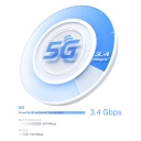 TP-Link Deco X50-5G (1-Pack) AX3000 Mesh Wi-Fi 6 mar&scaron;rutizatorius 3000 Mbps 2.4 GHz 574 Mbps 5 GHz 2402 Mbps Balta