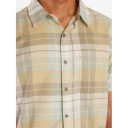 Krekls AEROBORA NOVELTY SS 01, izmērs: L, Vetiver Wayland Plaid, 0195115211622 MARMOT