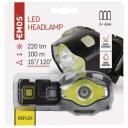 Emos Pealamp P3536, 220 lm, 100 m, 3x AAA, ABS plast, IP43, 7 režiimi, luminofoor l&uuml;liti