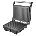 XL table electric grill with 2800W high power double sided grilling black stainless steel AD3051 Adler