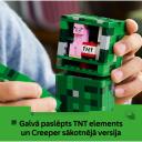 Lego Konstruktors Minecraft The Creeper 21276, 665 gab., 21cm, 4 kustīgas kājas, kustīga galva, slēpts pārsteigums