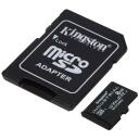Kingston microSDHC kortelė SDCIT2/8GB, 8 GB, UHS-I, 100 MB/s, 80 MB/s, A1, V30, U3, SD adapteris