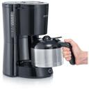 Severin Kohvimasin KA 4835, 1000W, 1l, must, roostevaba teras, automaatne v&auml;ljal&uuml;litus