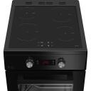 Beko Keraamiline pliit FSM59305BDT, 60L, elektriline ahi, induktsiooniplaat, must, 4 p&otilde;letit, grillimine