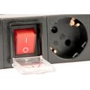 Gembird EG-PDU-014-C14 baro&scaron;anas sadales vienība, 8 AC izejas, 1U, melna, 3680W, 10A, C14 savienotājs