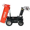 Yato elektrinis dumperis YT-86120, 1000 W, 48 V, 32 Ah, 500 kg, 5.3 km/h, 1.5 l alyvos bakas, IPX4, LCD ekranas
