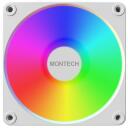 Montech Datora korpuss ventilators GF120 V2 ARGB PWM (W), 120mm, 1600RPM, 73.1cfm, HDB, 1.71mmH2O