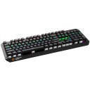 Vadu mehāniskā spēļu klaviatūra 104 taustiņi RGB apgaismojums 17 hot-keys USB Hazard GK-6 Melna CND-SKB6-US CANYON