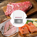 Meat Tenderizer with Safety Block BROWIN 311401, 56 Stainless Steel Blades, 5.5x7.7x10.8 cm