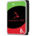 Seagate HDD ST8000NT001, 8 TB, 7200 RPM, 256 MB, SATA III, 3.5", IronWolf Pro, 550 TB/metus, MTBF 2000000 h