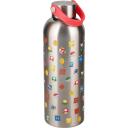 Paladone Super Mario Metalline Veepudel PP15877NN, 500ml, roostevaba teras, mitmev&auml;rviline, kandmisriba