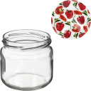 370 ml keeratava kaanega purk BROWIN 132346, &Oslash;82 mm, 6 tk