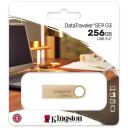 Kingston DataTraveler SE9 G3 DTSE9G3/256GB, 256 GB, 220 MB/s, 100 MB/s, USB Type-A, metalinis korpusas, auksinė spalva