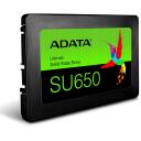 Adata SSD ASU650SS-512GT-R 512GB, 2.5", Скорость чтения 520 MB/s, Скорость записи 450 MB/s, Скорость передачи данных 6 Gbit/s