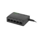 Lanberg lauakommutator DSP1-1005, 5 RJ-45 10/100/1000 Mbps, 10 Gb/s, halduseta, 2K MAC aadressi tabel