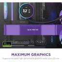 Nzxt Korpus H9 Flow RGB CM-H92FB-R1, 3x140mm esiventilaatorit, 1x120mm tagumine ventilaator, 420mm radiaatorid
