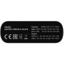 Navitel Laadija-akumulator PWR20 AL Black, 20000mAh, 3.7V 74Wh, 22.5W, USB-C 5V 2.6A, 9V 2A, 12V 1.5A, Mikro USB 5V 2A, 9V 2A
