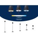 Beper Grindų Lempa P201UTP401, 2.5W, juoda, LED, 1 lemputė, reguliuojama spalvos temperatūra, tamsinama