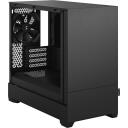 Fractal Design Datora korpuss Pop Mini Silent FD-C-POS1M-01, melna, mATX, Mini ITX, 2xUSB 3.0, 2x3.5'', 4x2.5'', putekļu filtri