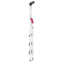 Household ladder L80 ComfortLine HAILO 038040407, aluminium, 4 steps, 260 cm, 150 kg
