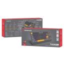 Genesis mechaninė žaidimų klaviatūra THOR 230 NKG-2081, USB, Outemu Red, RGB, TKL, 25 ap&scaron;vietimo režimai, suderinama su PC