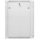 Lanberg Seinale kinnitatav rack WF01-6618-10S, 18U, 600x600mm, kuni 60kg, IP20, klaasuks, 4 vertikaalset riba