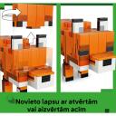 Lego Konstruktors Minecraft Lapsa 21588, 497 gab., kustīgas kājas, grozāms kakls, kustināma galva