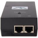 Ubiquiti Блок питания POE-48-24W, 48 V, 135 г, RJ-45, 10 Мбит/с, 90-260 V, 47-63 Гц