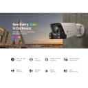 TP-Link VIGI C340S lauko IP stebėjimo kamera Full-Color ColorPro 4 MP H.265+ IP67 dvikryptis garsas VIGIC340S (4 mm) Balta