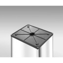 Šiukšliadėžė Big-Box Swing L HAILO 030840111 35L nerūdijantis plienas