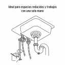 Santehnikas savienojumu uzgriežņu atslēga LLAP-12 TRUPER