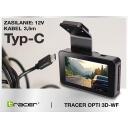 Tracer Videoreģistrators Opti 3D-WF TRAKAM47569, 1920 x 1080, 30fps, 3" ekrāns, 150 mAh, USB-C, G-sensors, nakts redzamība