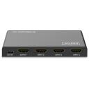 Digitus HDMI komutators, 3x1, DS-55333, 4xHDMI, 48Gbps, metāla korpuss, HDR atbalsts