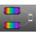 Super šventinė Party Box su karaokė vakarėliams 100W TWS Bluetooth FM USB RGB LED ekranas maitinimas iš tinklo juoda SV-022518 Sven