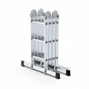 Alumīnija daudzfunkcionāla locāmā kāpne 4x4, 150 kg, 5.40 m darba augstums, AW23033, AWTOOLS