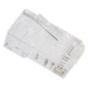 Lanberg RJ45 tīkla spraudnis PLU-5000, 100 gab., UTP, 8P8C, caurspīdīgs, neekranēts, vītā pāra