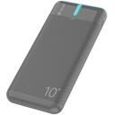 Tracer EnerGo 10000mAh Power Bank TRABAT47514, 10000mAh, 5V2A, 2xUSB-A, 1xUSB-C, pelēks, zils, USB-C kabelis