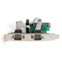 Digitus RS232 seerianpordi laienduskart, DS-30000-1, 2xRS-232, PCIe, ASIX99100, 230400bps, &uuml;hilduv Windowsiga