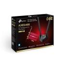 AXE5400 Wi-Fi 6E Bluetooth 5.3 PCIe adapteris, TP-Link, Archer TXE75E, 2&times; augstas jaudas tri-band antenas, 11ax: līdz 2402 Mbps
